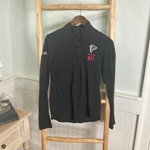 Under Armour NFL Combine Authentic Atlanta Falcons 1/4 Zip Pullover Black Small